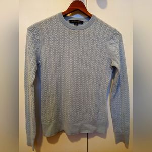 Pure cashmere Brooks Brothers cable sweater size XS